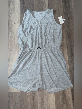 Old Navy Heather Gray Sleeveless Romper